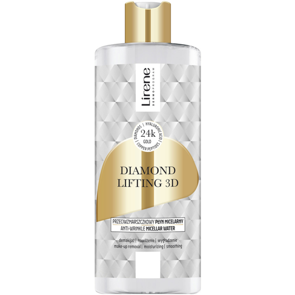 Міцелярна вода Lirene Diamond Lifting 3D 400 мл - Pampik