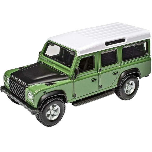 Автомодель Bburago Land Rover Defender 110 1:32 зеленый (18-43029) - Pampik