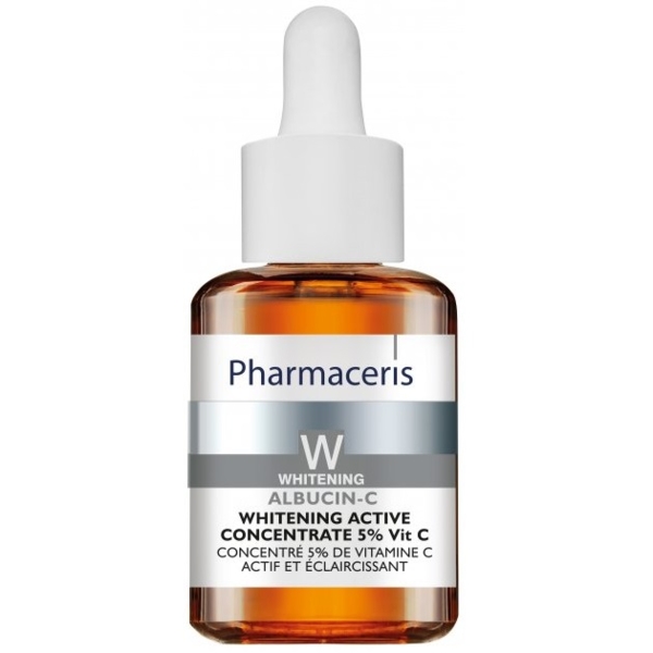 Відбілюючий активний концентрат Pharmaceris W Albucin-C 5% вітаміну С, 30 мл (E14706) - Pampik