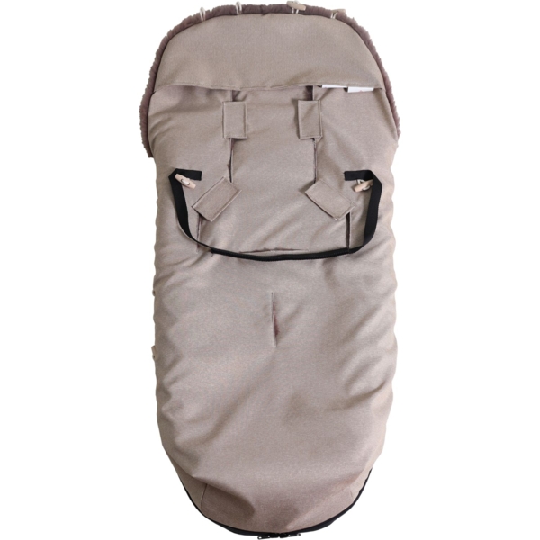 Конверт теплий Kaiser Toffee з натуральної овчини, пісочний меланж (6512574) - Pampik - 4