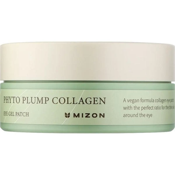 Гідрогелеві патчі для шкіри навколо очей Mizon Phyto Plump Collagen Eye Gel Patches 60 шт. - Pampik