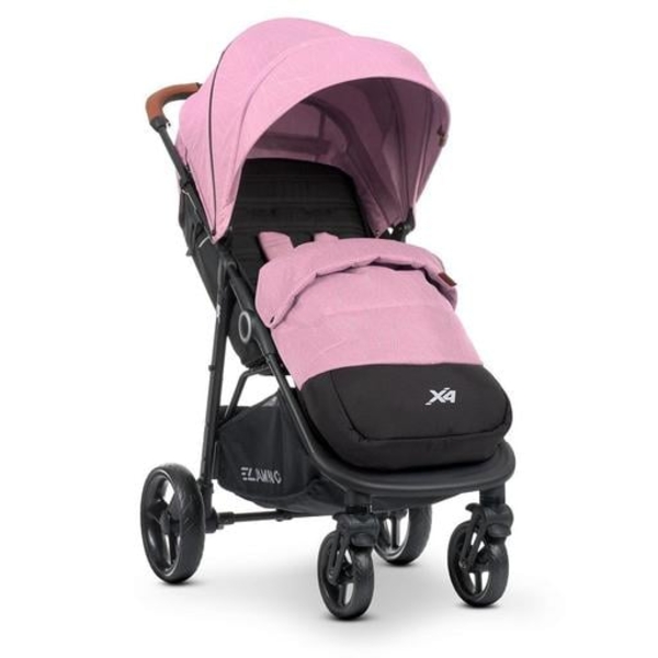 Коляска El Camino X4 ME 1024 Pink Lines, розовая (25399) - Pampik - 8