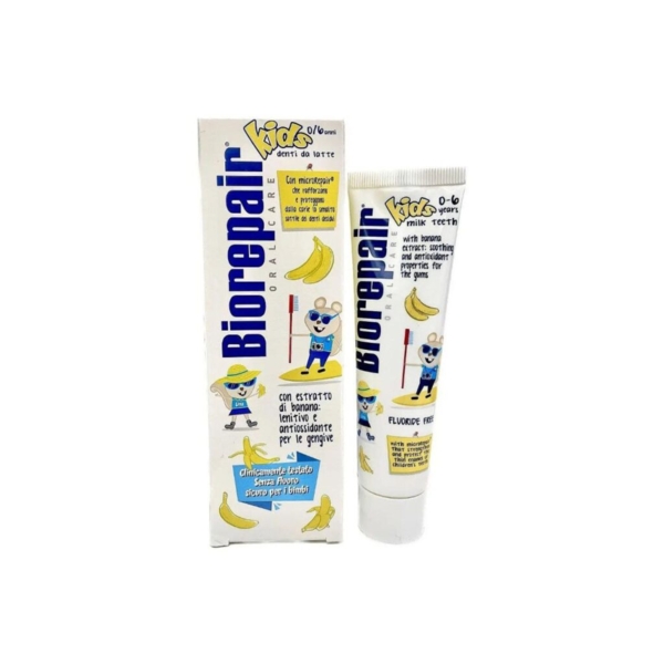 Дитяча зубна паста Biorepair Веселе мишеня Банан, 50 мл - Pampik - 2
