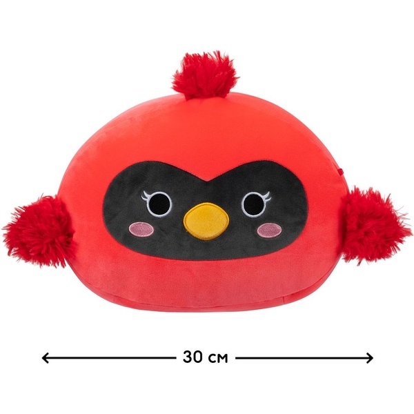 М'яка іграшка Squishmallows Червоний кардинал, 30 см (SQCR04194) - Pampik - 3
