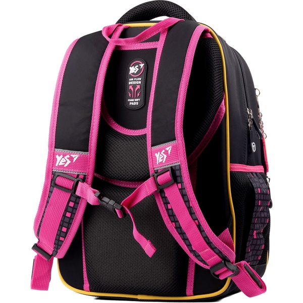 Рюкзак школьный Yes S-40 Pixel dog, черный (558904) - Pampik - 3