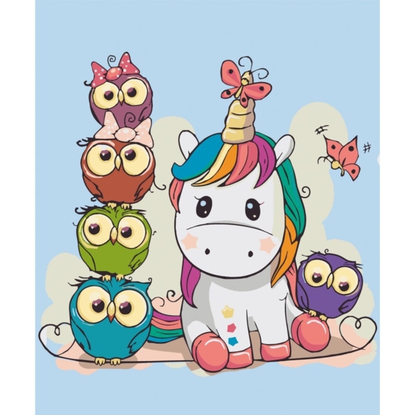 Картина за номерами ArtCraft Казкові друзі 40x50 см (15525-AC) - Pampik