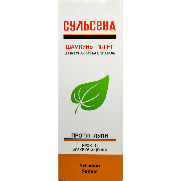 Шампунь-пілінг проти лупи Амальгама Сульсена з натуральним скрабом, 150 мл (АЛ-07-096) - Pampik - 2