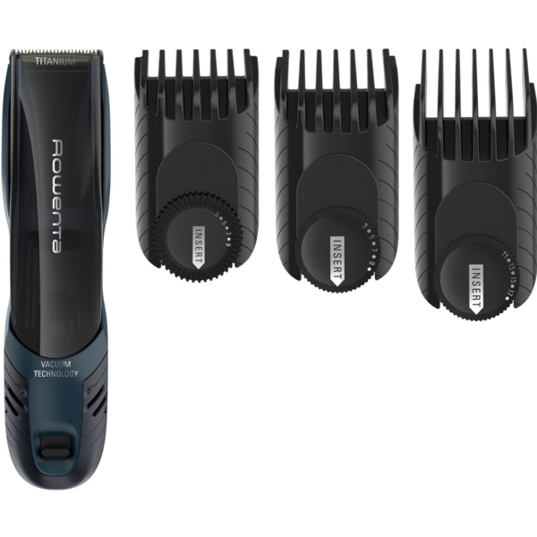 Машинка для підстригання волосся Rowenta Airforce Ultimate, чорна (TN9320F0) - Pampik