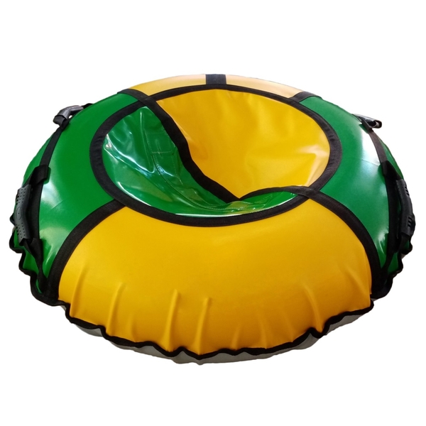 Тюбинг Traverse Стандарт, d 100 см, зеленый с желтым - Pampik