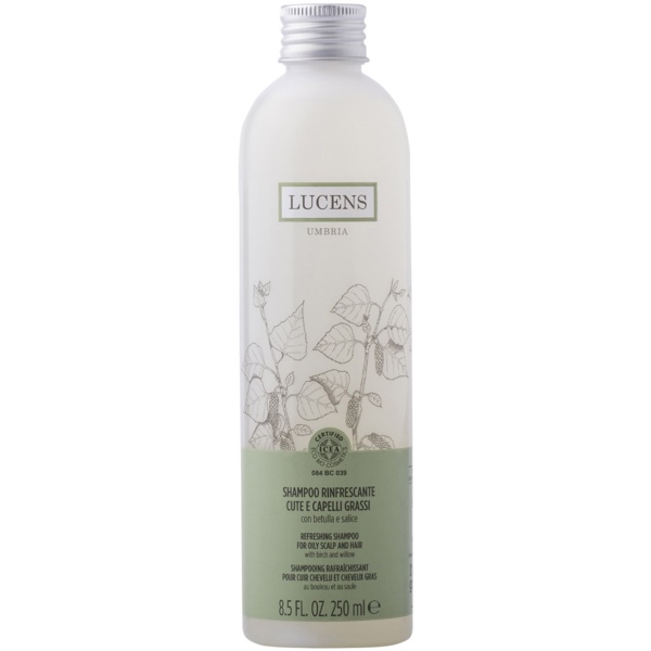 Шампунь Lucens Umbria Organic Refreshing Shampoo для жирных волос, 250 мл - Pampik
