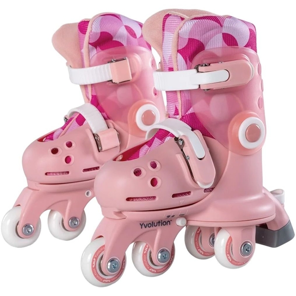 Роликовые коньки Yvolution Switch Skates Twista розовые (YR25P4) - Pampik