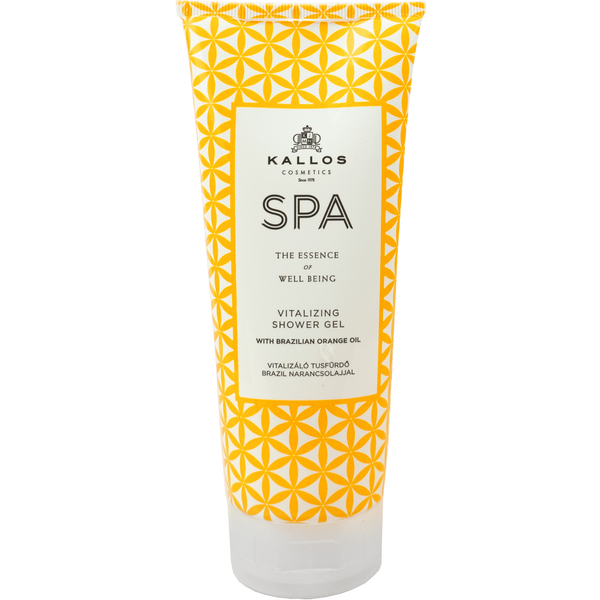 Гель для душу Kallos Cosmetics SPA Оживляючий з олією бразильського апельсину, 200 мл - Pampik
