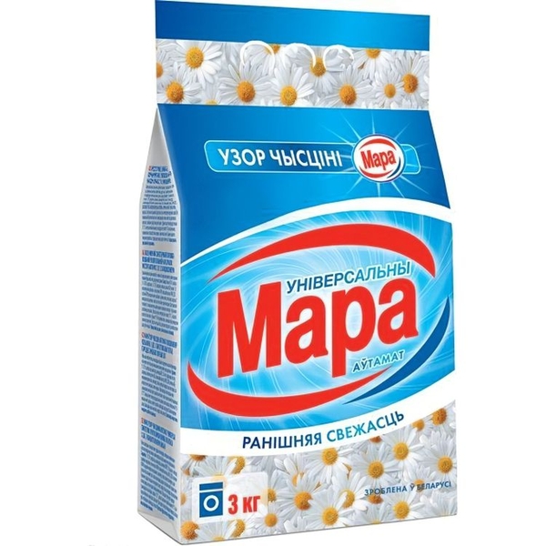 Пральний порошок універсальний Мара Ранкова свіжість 3 кг (32034) - Pampik