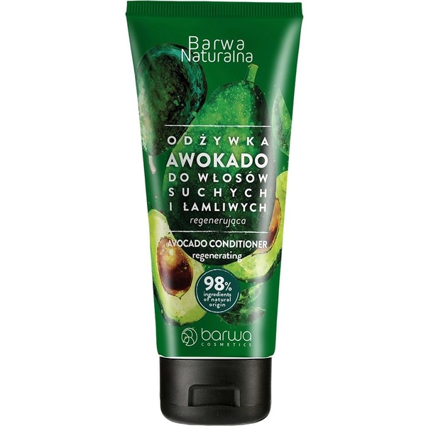 Кондиционер для волос Barwa Natural Восстанавливающий с экстрактом авокадо, 200 мл - Pampik