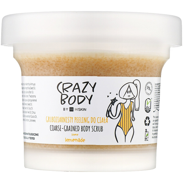 Скраб для тела крупнозернистый HiSkin Crazy Body Лимонад 300 мл - Pampik