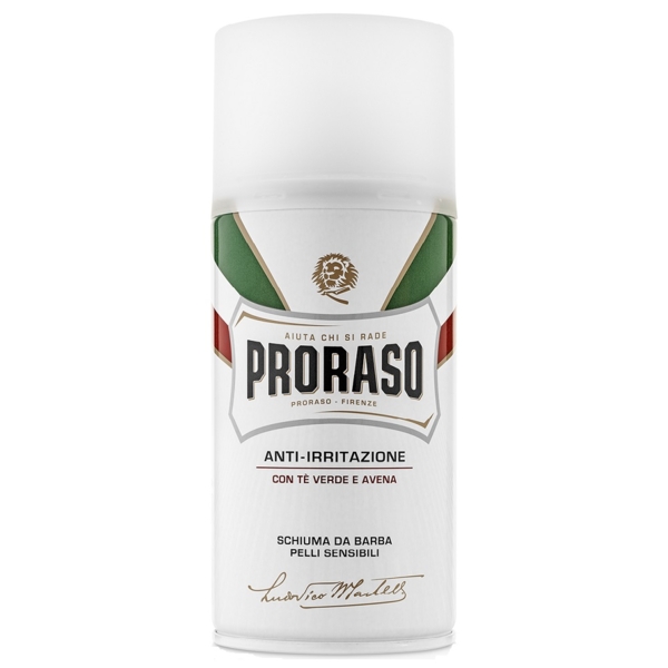 Піна для гоління Proraso, з екстрактом зеленого чаю, для чутливої шкіри, 300 мл - Pampik