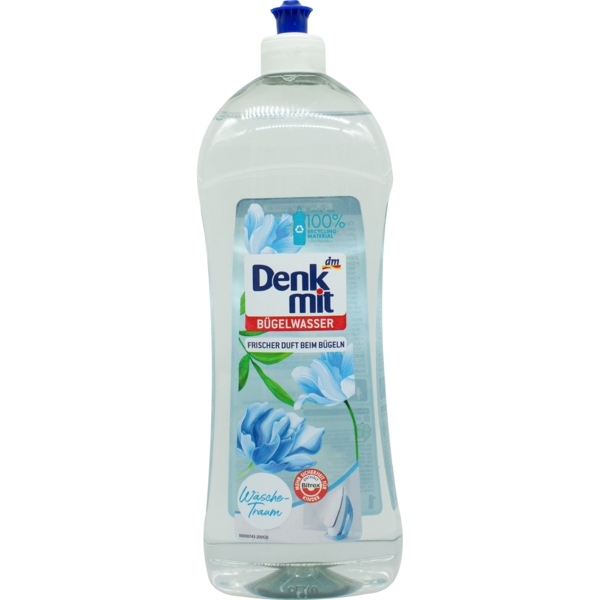 Вода Denkmit для полегшення прасування та ароматизації тканин 1 л - Pampik
