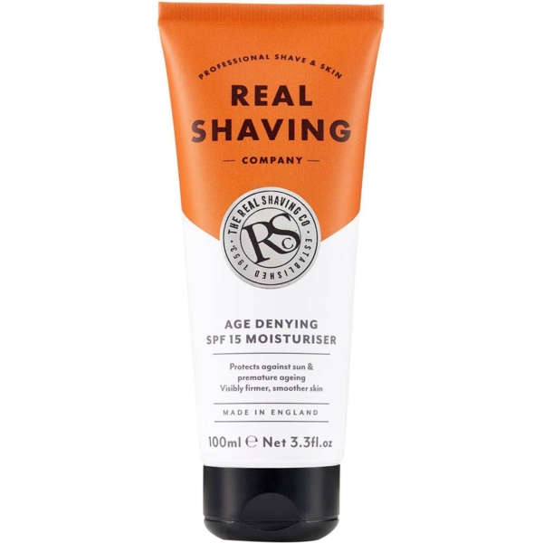 Крем для обличчя денний The Real Shaving Company Age Denying SPF 15 Зволожувальний 100 мл - Pampik