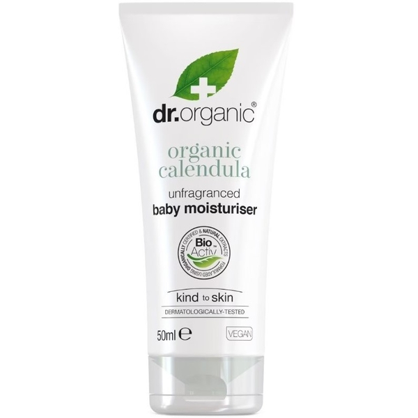 Детский крем Dr.Organic Calendula Baby Moisturiser с органической календулой, увлажняющий 50 мл - Pampik