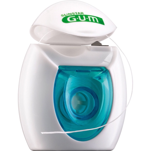 Зубна нитка GUM Original White Floss, вощена, з фторидом, 30 м - Pampik - 2