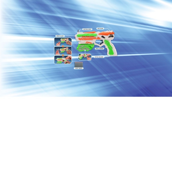 Дартбластер Tack Pro Crow I, 18 см (31002) - Pampik - 7