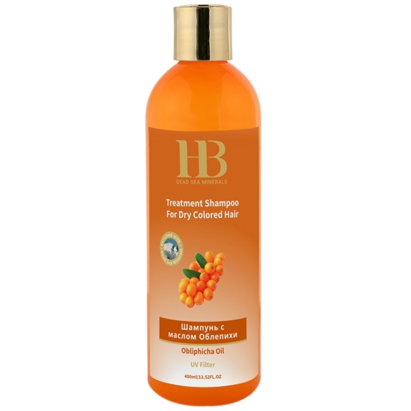 Шампунь Health&Beauty з олією обліпихи для сухого фарбованого волосся, 400 мл - Pampik