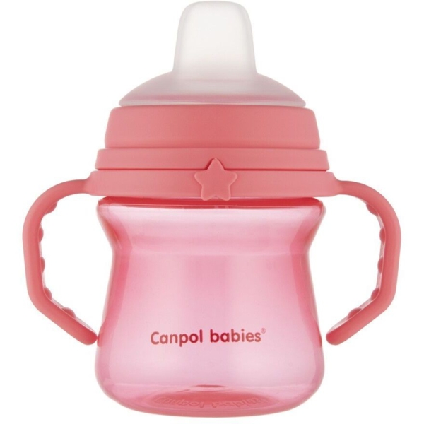 Кружка тренировочная Canpol babies First Cup Bonjour Paris, 150 мл, розовый (56/614_pin) - Pampik - 5