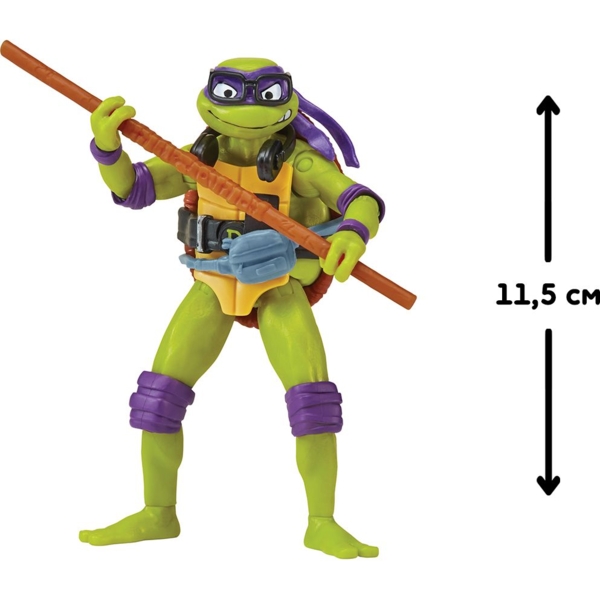 Ігрова фігурка TMNT Черепашки-ніндзя Movie III Донателло, 11,5 см (83282) - Pampik - 2