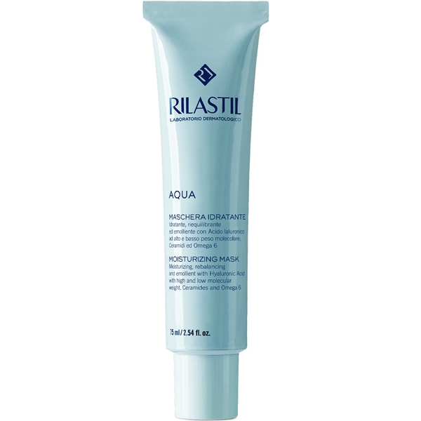 Маска Rilastil Aqua для відновлення водного балансу шкіри, 75 мл - Pampik