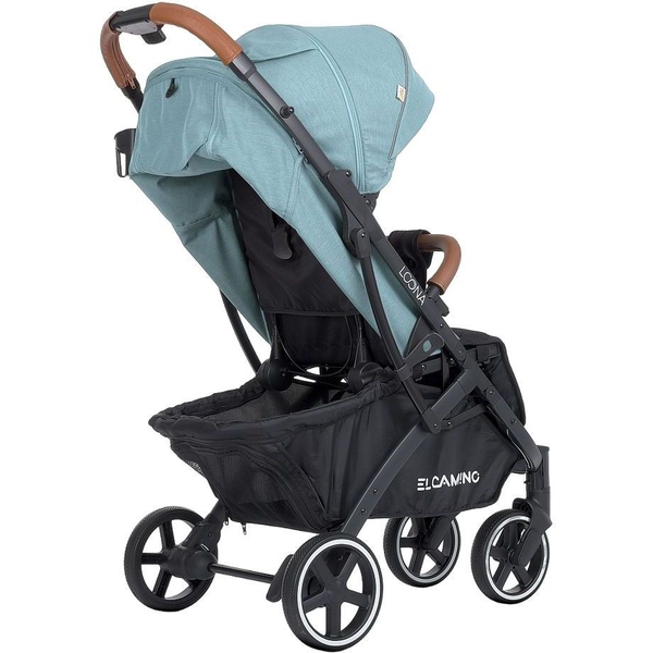 Прогулянкова коляска El Camino Loona ME 1090-1 Arctic Blue, блакитна з чорним (25528) - Pampik - 5