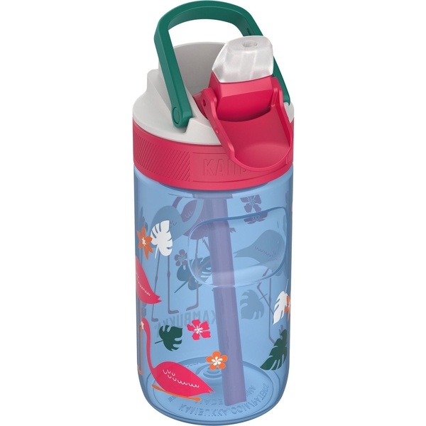 Пляшка для води дитяча Kambukka Lagoon Kids Blue Flamingo, 400 мл, синя (11-04052) - Pampik