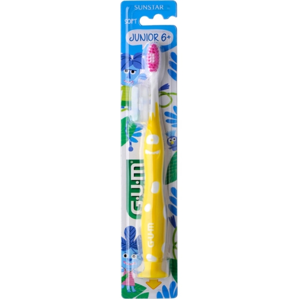 Зубная щетка GUM Junior Monster, мягкая, в ассортименте - Pampik