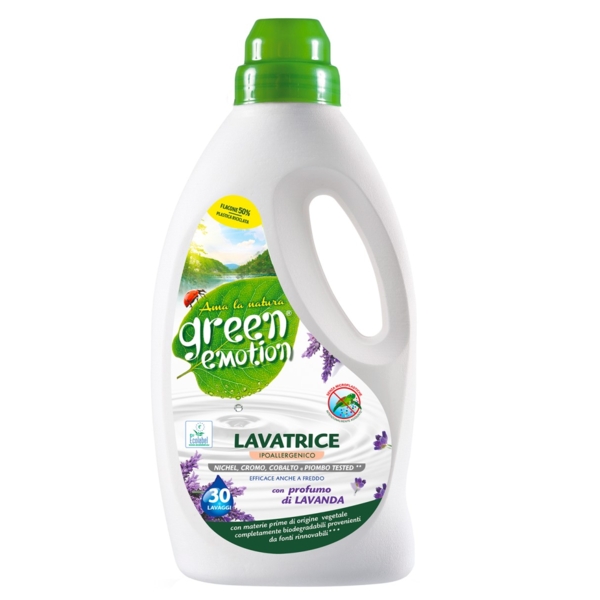 Гіпоалергенний гель для прання Green Emotion Lavatrice Busta, 1.5 л - Pampik