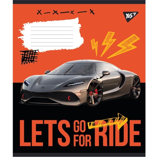 Набір зошитів Yes Lets Go For Ride, A5, в лінію, 60 аркушів, 10 шт. (766757) - Pampik - 5