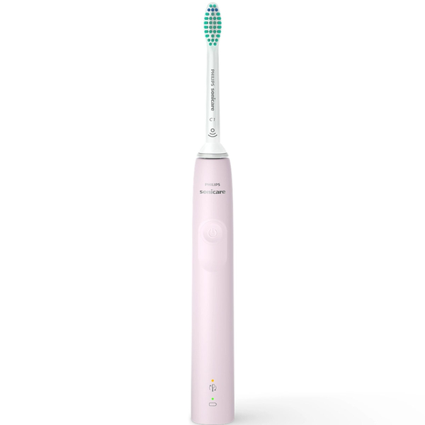 Набір звукових зубних щіток Philips Sonicare Series 3100 HX3675/15, рожева + чорна, 2 шт. - Pampik - 4