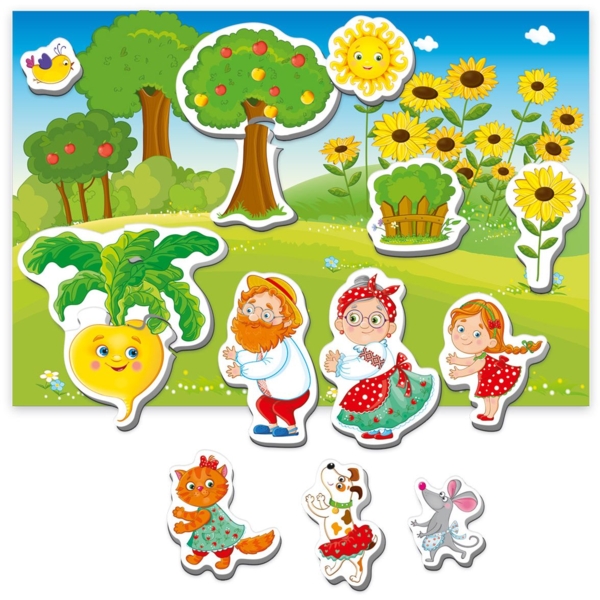 Магнитный театр Vladi Toys Академія розвитку Репка укр. язык (VT3206-29) - Pampik - 3