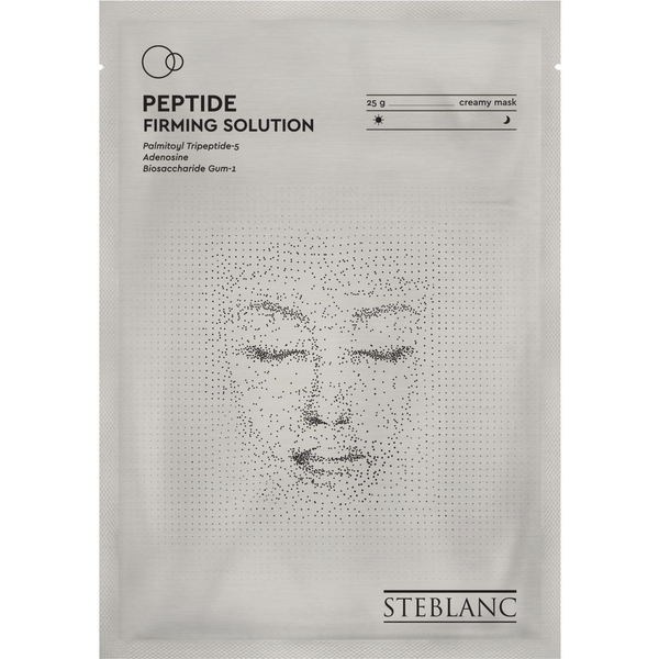 Тканинна маска для обличчя Steblanc Peptide Firming Solution Зміцнююча з пептидами, 25 г - Pampik