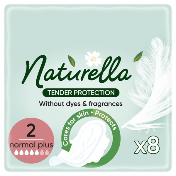 Гігієнічні прокладки Naturella Ніжний захист Normal Plus, 8 шт. - Pampik