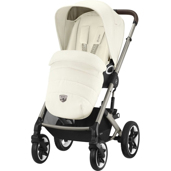 Прогулянковий візочок Cybex Talos S Lux TPE Seashell Beige, з бампером, бежевий (522002605) - Pampik