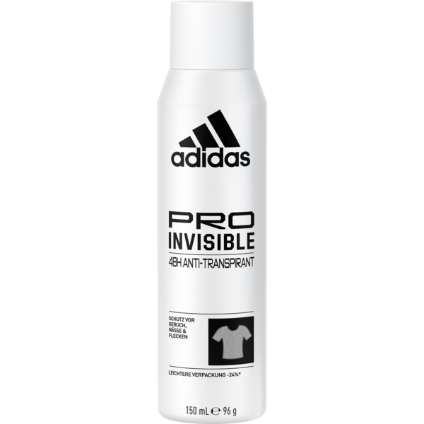 Дезодорант-антиперспирант Adidas Pro Invisible 48h, спрей, 150 мл - Pampik