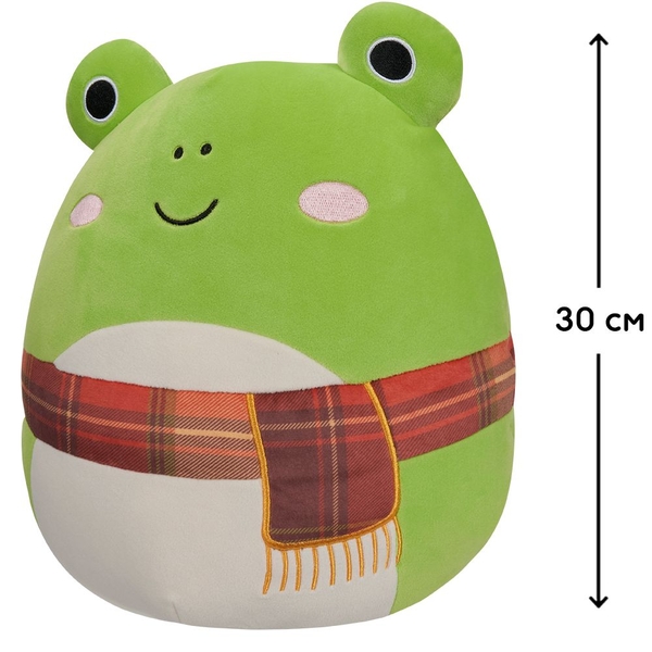 Мягкая игрушка Squishmallows Лягушка Венди, 30 см (SQCR04157) - Pampik - 4