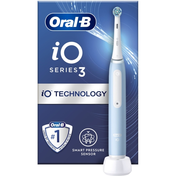 Электрическая зубная щетка Oral-B iO Series 3, голубой - Pampik