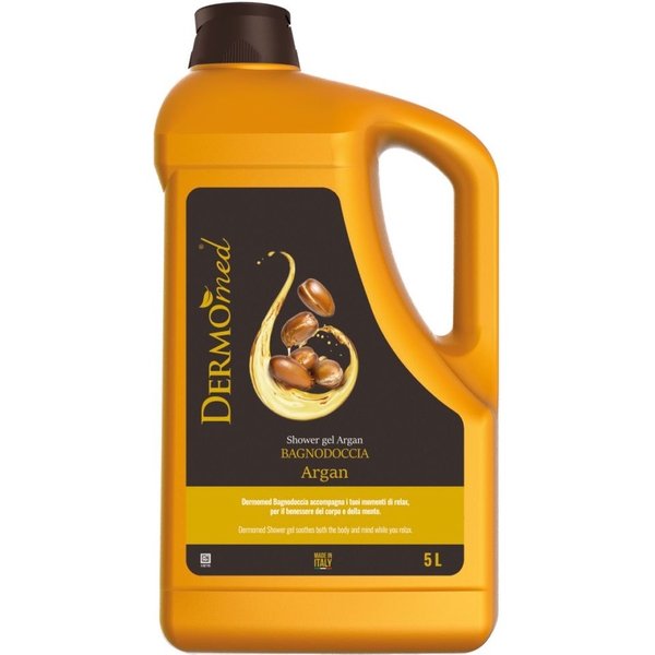 Гель для душу DermoMed Арганова олія, 5 л - Pampik