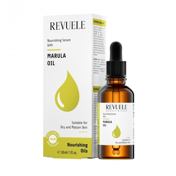 Сыворотка для лица Revuele Nourishing Serum с маслом марулы, 30 мл - Pampik