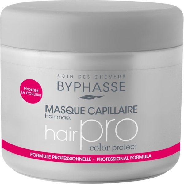 Маска для волос Byphasse Hair Pro, защита цвета, 500 мл - Pampik