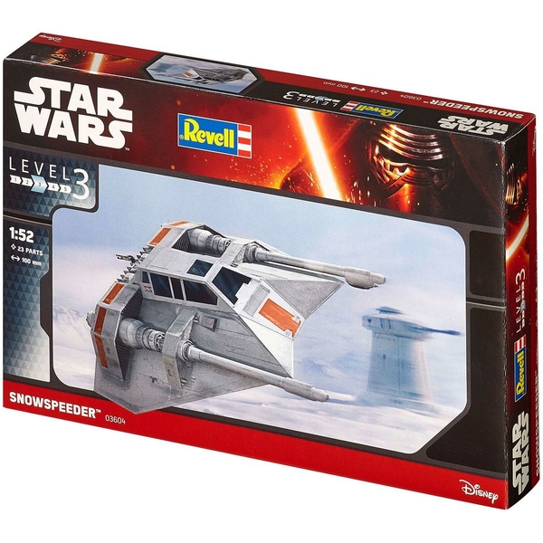 Сборная модель Revell Космический корабль Snowspeeder, уровень 3, масштаб 1:52, 23 детали (RVL-03604) - Pampik