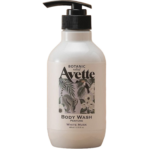 Парфумований гель для душу Tony Moly Avette Botanic Relief White Musk, 400 мл - Pampik