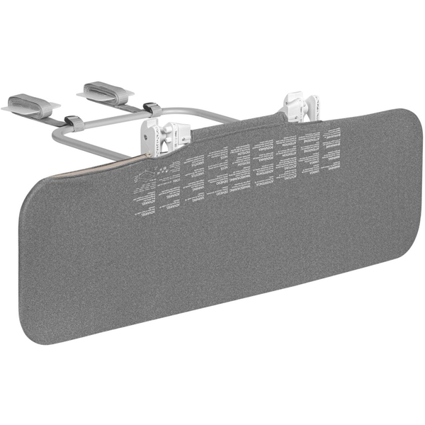 Захисний бар'єр для ліжка Lionelo Lora Grey Stone, сірий - Pampik - 3