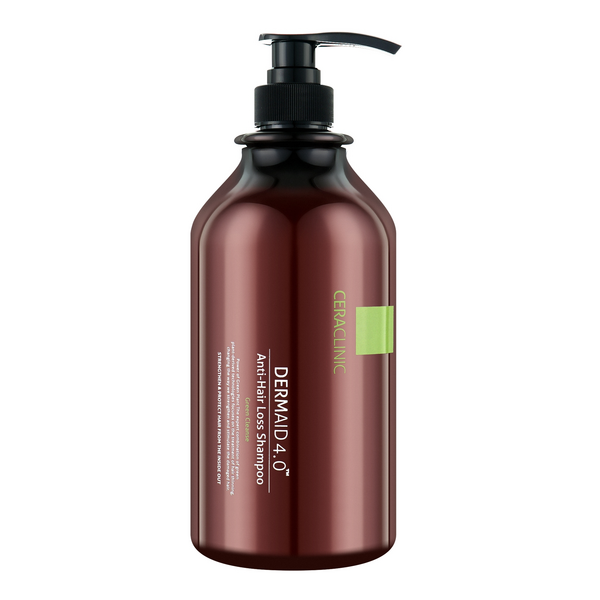 Шампунь для волосся Ceraclinic проти випадіння Dermaid 4.0 Anti-Hair Loss Shampoo Green Cleanse, 1000 мл (007502) - Pampik