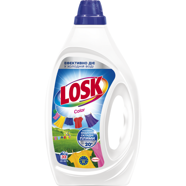 Гель для стирки Losk Color, 1.485 л - Pampik